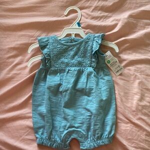 Carter's Blue Eyelet Bodysuit